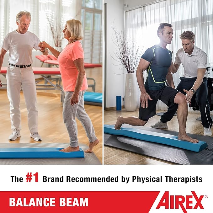 AIREX Balance Pad ??Stability Trainer for Balance, Stretching, Physical Therapy, Exercise, Mobility, Rehabilitation and Core Training Non-Slip Closed Cell Foam Premium Balance Pad