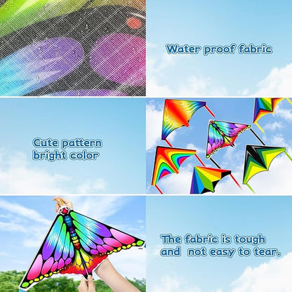 Mini Kites for Kids,Finger Launcher Kites Easy to Fly,Party Favors for Kids 4-8-12 Outdoor Toys Beach Games,Treasure Box Toys for Classroom Prizes Mini Kite Bulk