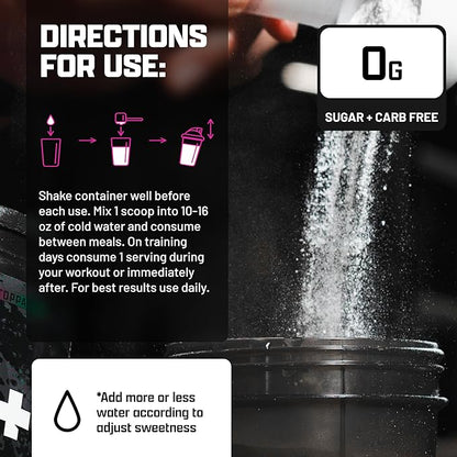 Nutrex Research EAA Hydration | EAAs + BCAA Powder | Muscle Recovery, Strength, Muscle Building, Endurance | 8G Essential Amino Acids + Electrolytes | Strawberry Watermelon 30 Serving