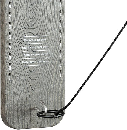 Ringo Outdoor Premium Hook and Ring Game. Fully Assembled and Mounts in 90 Seconds, Lifetime Warrantee. Made for Outdoors!