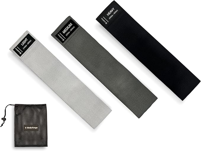 BodyForge Resistance Bands, Exercise Bands, Resistance Bands for Working Out, Work Out Bands with Handles for Men and Women Fitness, Strength Training Home Gym Equipment