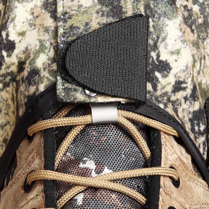 QOGIR Hunting Gaiters Boot Gaiters, Durable Leg Gaiters for Hunting, Waterproof Hiking Gaiters, Adjustable Snow Boot Gaiters