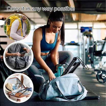 Ropeless Battle Ropes (2-Pack) Portable Workout Ropes for HIIT Workouts,Cardio & Muscle Training,Low-Impact Cardio Training,Home Gym Equipment for Men & Women