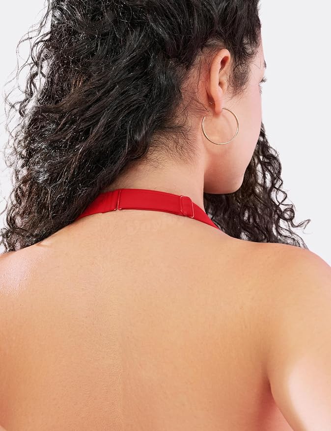 VOYJOY Sports Bras for Women Basic Wireless Bra Crop Workout Yoga Bra Sexy Tank Top