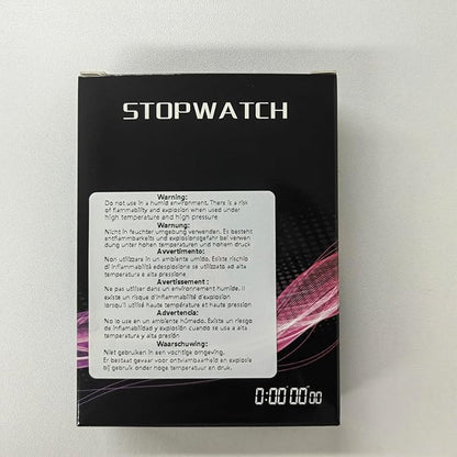 Stopwatch Timer with Countdown, Simple Operation Digital Stop Watch for Sports, Countdown-Alarm Button-Sound, AAA Battery Included (Yellow)