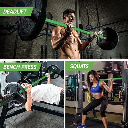 7ft Olympic Barbell, Weightlifting Barbell 28mm 45lb - 500/700/1000lbs Capacity with Smooth Spinning Sleeves, Olympic Bar Fits 2" Olympic Plates, for Snatch Clean Jerk - Home Gym Training