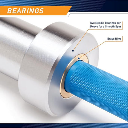 Steelbody IWF Standard 20kg and 15kg Olympic Weight Barbell Multiple Colors Available