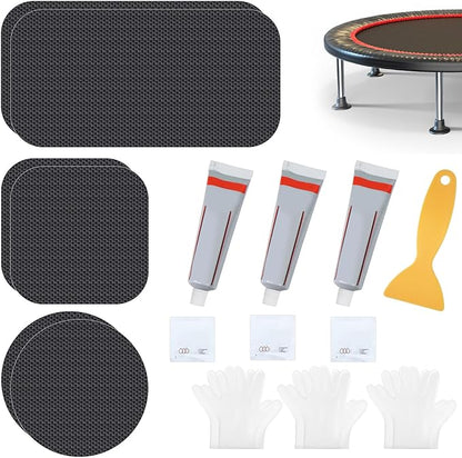 Trampoline Patch Repair Kit - 3 Sizes Patches for Trampoline Mat Tear or Hole