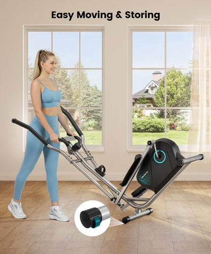 THERUN Elliptical Exercise Machine, Ultra-Quiet Magnetic Machine for Home