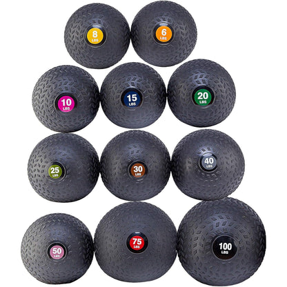 Fitvids Workout Exercise Fitness Weighted Medicine Ball, Wall Ball and Slam Ball, Multiple Styles