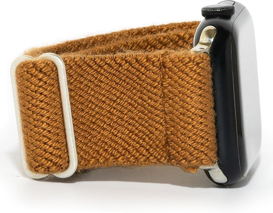 Braxley Bands - Organic Cotton Watch Bands For Women and Men, Compatible With All Apple Watch Sizes and Series - Washable, Sweat-Absorbent, Breathable Fit, Elastic Smart Watch Bands