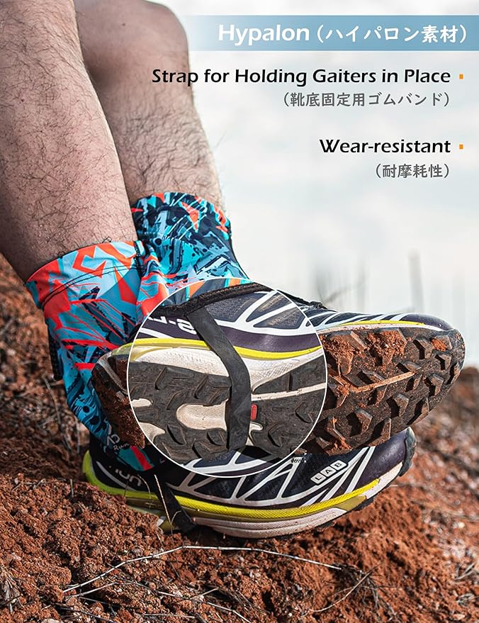 TRIWONDER Gaiters Low Gators Lightweight Waterproof Ankle Gaiters for Hiking Walking Backpacking
