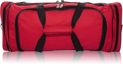 DALIX 25" Extra Large Vacation Travel Duffle Bag (Black, Grey, Navy Blue, Red, Camo)