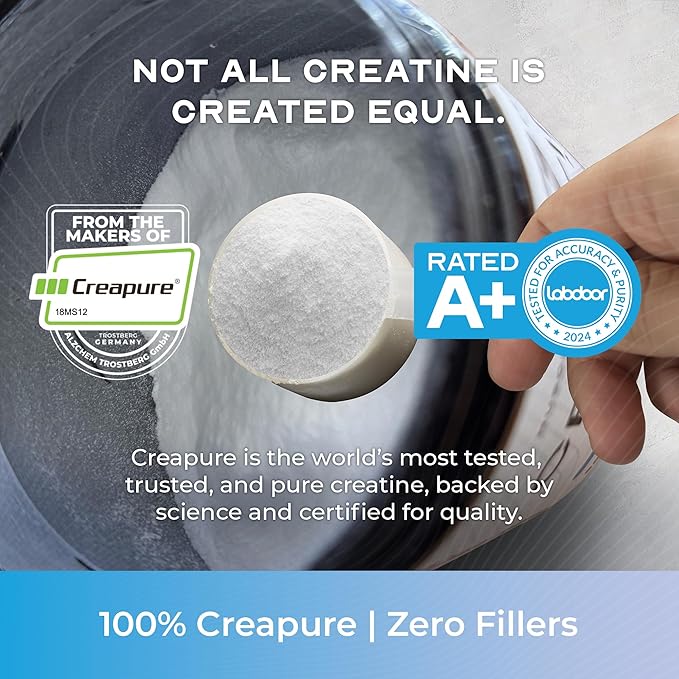 Muscle Feast Creapure Creatine Monohydrate Powder, Vegan Keto Friendly Gluten-Free, Mass Gainer, Muscle Recovery Supplement and Trusted Creatine for Muscle Growth, Creatine Powder, Unflavored, 500g
