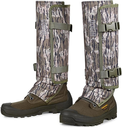 QOGIR Snake Gaiters 3 Pack: Durable Snake Guards for Hunting, Snake Gaiter Leggings for Men & Women, Snake Bite Protection for Lower Legs, Snake Proof Gaiters