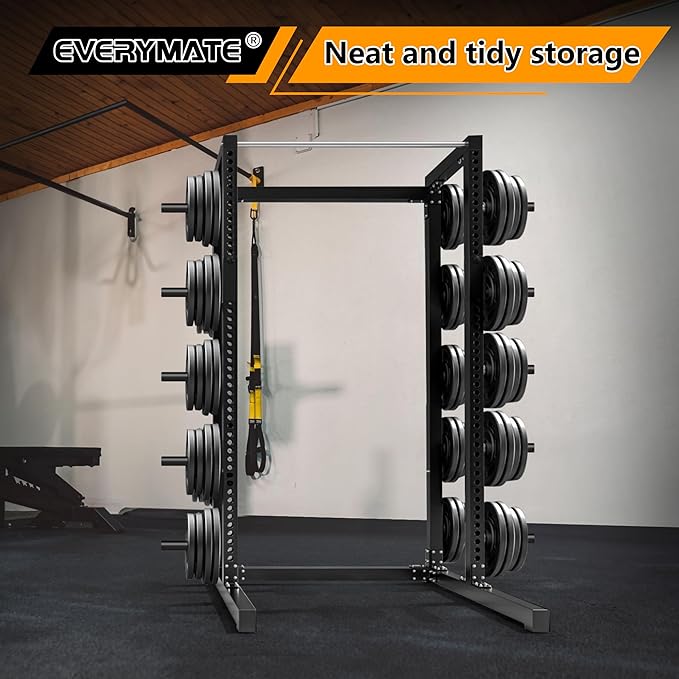 Weight Plate Storage Rack, Olympic Weight Plate Holder, Bumper Plate Storage, Home Gym Organizer