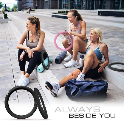 Yes4All Power Ring 10lbs, Weight Ring, Weighted Circle, Kettlebell for Yoga Exercise, Aerobics, Home Fitness, Core Training