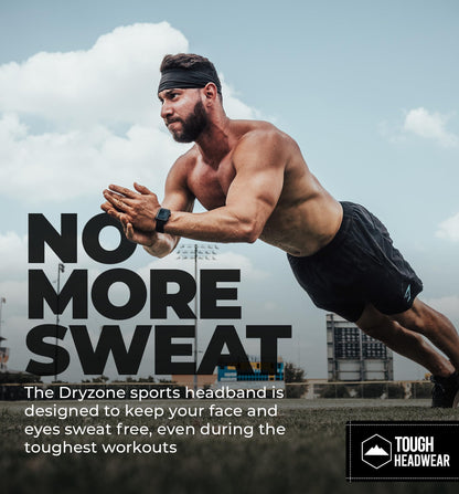 Mens Headband | Sweat Headbands for Men Working Out Running Sports Gym – Athletic Cycling Football