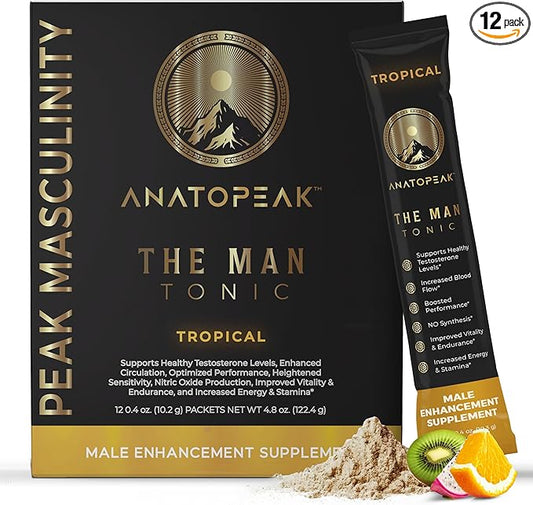 Male Enhancing Supplement Powder ??Testosterone Supplement for Men with Tongkat Ali, Maca Root