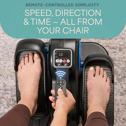 Lifepro Under Desk Elliptical Exercise Machine with or without Red Light, Seated Pedal Exerciser for Seniors & Adults, Quiet Elliptical Machine for Home or Office, Portable Leg Exerciser While Sitting