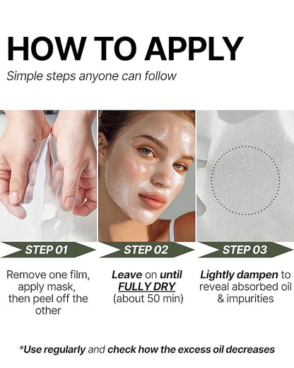 Trouble Patch Mask | Korean Face Mask ??Hydrating & Acne Face Mask for Blemish-Prone Skin, Calming Skincare & Oil Control Sheets (20ml x 4)