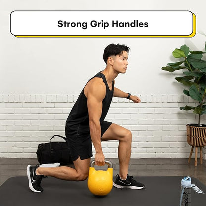 Kettlebell Kings Competition Kettlebells Weight (33mm handle) 4-32 KG | Hand weights Workout Gym Equipment & Strength training sets for Women & Men | Weights set for Home Gym