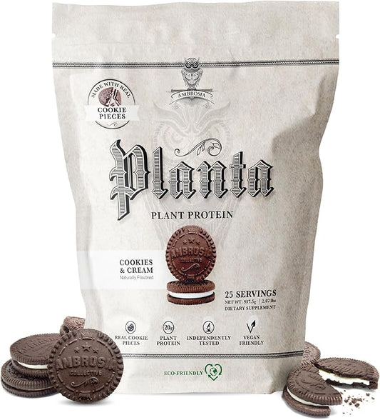 Ambrosia Planta - Premium Plant-Based Protein | Vegan & Keto Friendly | Gourmet Flavors with No