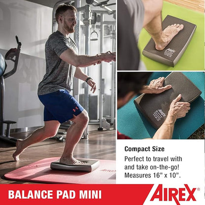AIREX Balance Pad ??Stability Trainer for Balance, Stretching, Physical Therapy, Exercise, Mobility, Rehabilitation and Core Training Non-Slip Closed Cell Foam Premium Balance Pad