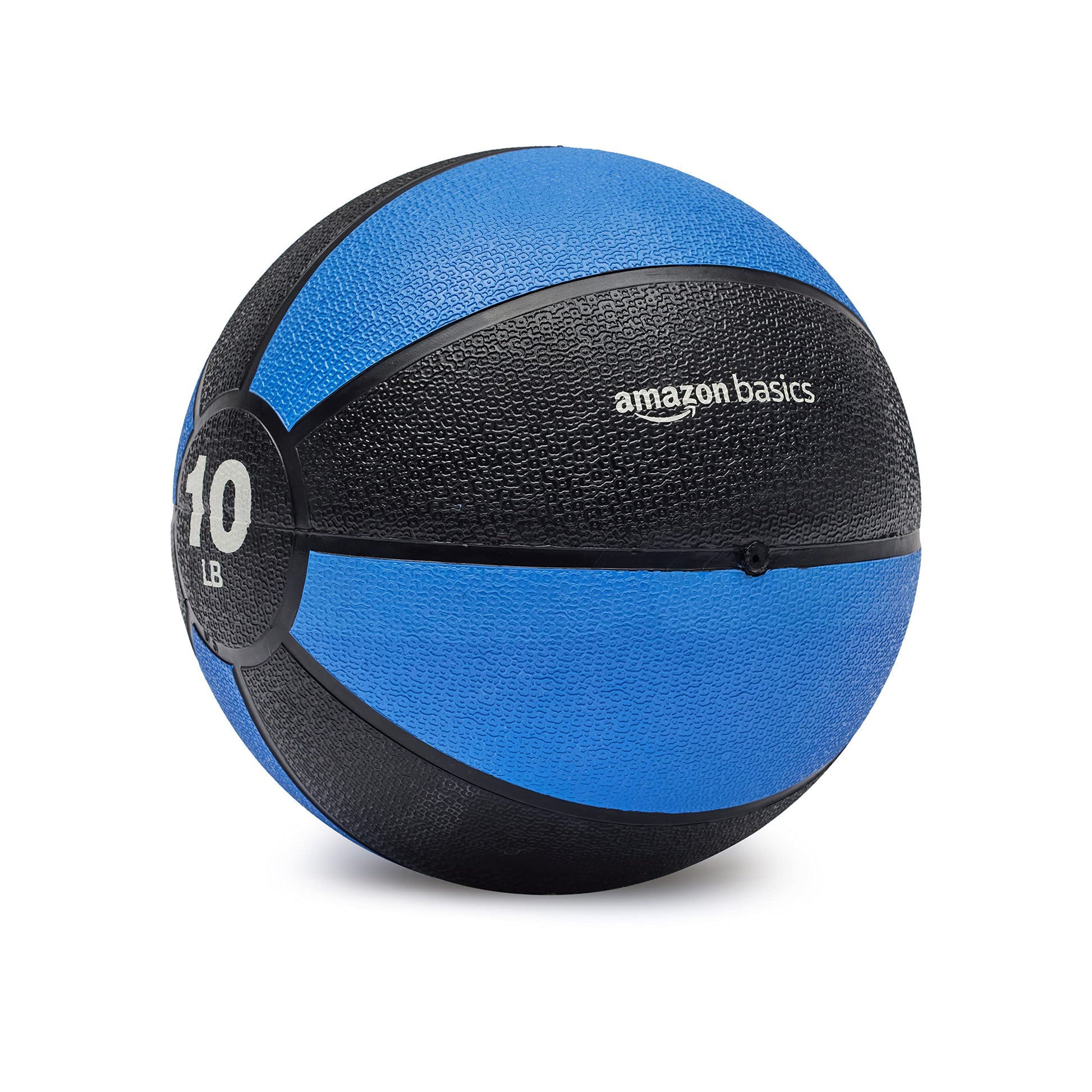 Amazon Basics Weighted Medicine Ball for Core Strength, Strength Training, Full-Body Workouts and
