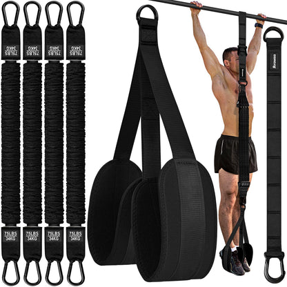 Ayombo Pull Up Assistance Bands, Resistance Bands for Pull Up Bar Workout, Adjustable Heavy Duty