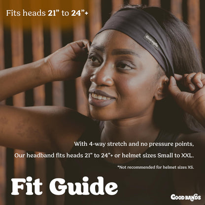 Good Bands Sweat Headbands for Men and Women, Non Slip Workout Sweatband