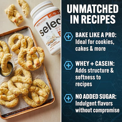 PEScience Select Multi-Purpose Unflavored Protein Powder, Low Carb, Keto Friendly, Gluten Free, Whey and Casein Blend, Protein Powder for Baking and Smoothies - Unflavored - 27 Servings