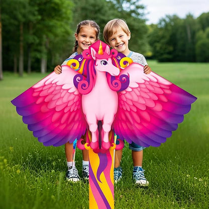 YongnKids Kite for Kids Age 4-8 8-12, Large Kites for Boys Adults Easy to Fly & Assemble, with 328ft String,Perfect for Beach Trip Park Family Activities Outdoor Games