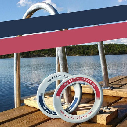 Activ Life Kid’s Flying Rings (2 Pack) They Fly Straight & Don’t Hurt, 80% Lighter Than Standard Rings - Replace Screen Time with Healthy Family Fun - Get Outside & Play