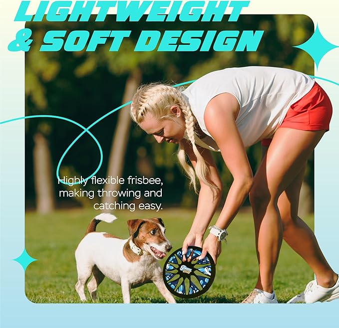 Sunlite Sports Water Series Spin Twist Frisbee, 1 Piece, Colors Vary, Blue/Green/Orange/Red (AN0509-B)