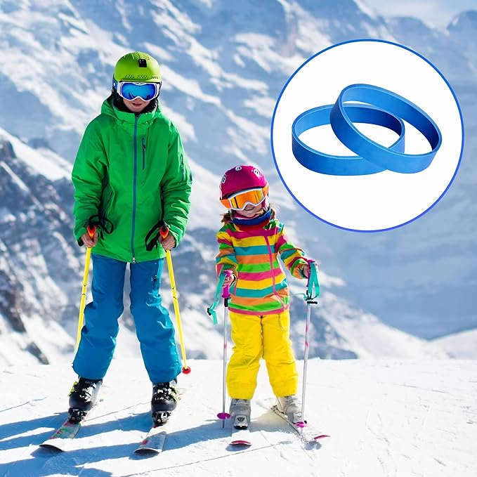 Snowboard & Ski Binding Brake Bands - 3 Inch Rubber Retainers for Winter Sports