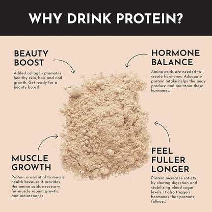 JUST INGREDIENTS Salted Caramel Protein Powder ??30-Serving Blend with 100% Grass-Fed Whey & Organic Plant Proteins ??Naturally Flavored ??Supports Muscle Recovery, Energy *