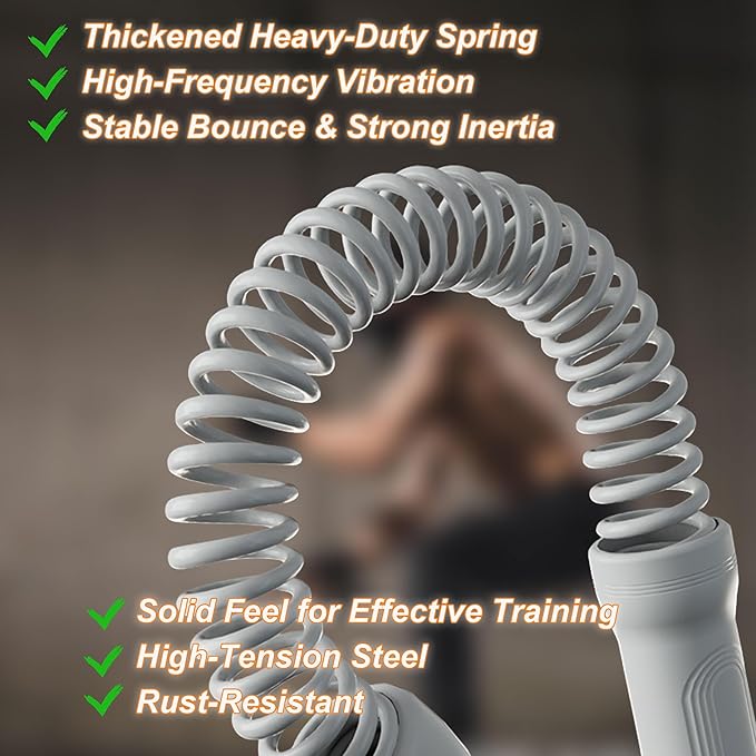 Ropeless Battle Ropes for Home Gym-Cordless Training Rope Fitness Equipment for Men & Women,Weighted Workout Ropes for HIIT,Versatile Exercise Equipment for Home and Travel Exercise