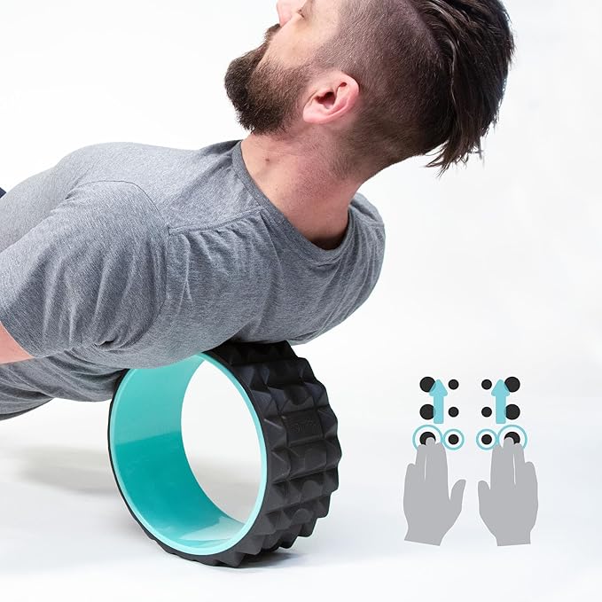Chirp Wheel XR Acupressure - Back Relief & Muscle Relaxation, Stress Melting, Targeted Trigger Point Release, Comfort Cushioning, High-Density Foam Roller, 500lbs Capacity, 10" Mint