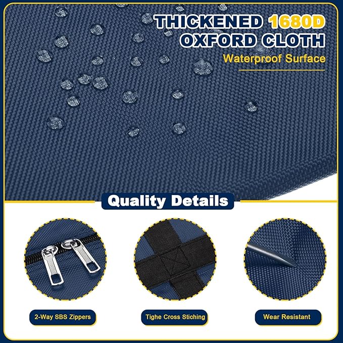 Extra Large Duffle Bag, 39 x 23 x 11 in Travel Big Duffle Bag with Zipper Handle Storage Foldable Waterproof Lightweight Bag for Women Men Travel Moving Camping (Dark Blue)