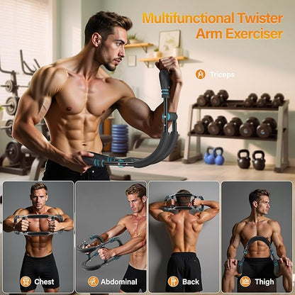 Twister Arm Trainer Chest Workout Equipment, Portable Home Gym Equipment for Strength Training