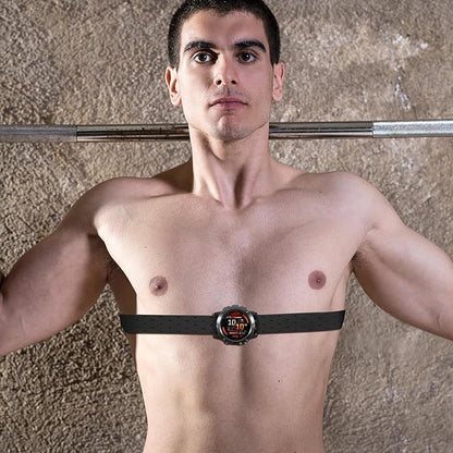 26mm QuickFit Heart Rate Chest Strap Compatible with Garmin Fenix 6X/6X Pro/7X/Fenix 8 51mm/5X/5X Plus/3, Soft Sport Nylon for Instinct 3 50mm Band/Descent MK1/D2 Delta PX/D2 Charlie Men Women