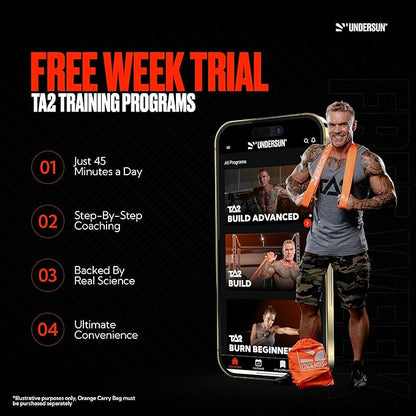 Undersun Resistance Bands for Working Out | Heavy Resistance Bands for Strength Training & Pull Up Assistance | Indoor/Outdoor, Gym, Home Exercise Bands Resistance