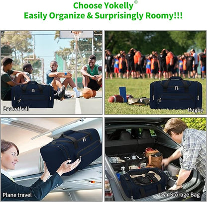 Sports Duffel Bag 20 inch for Travel Gym - Navy Blue