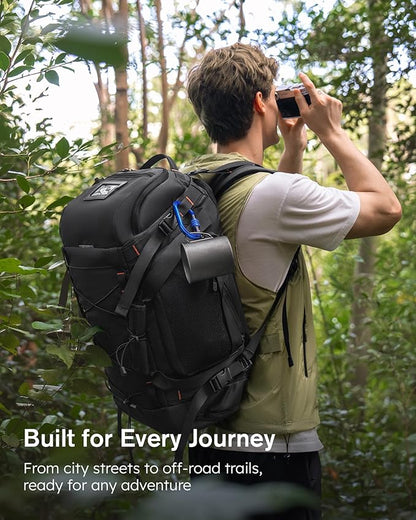 Tolaccea Gym Bag for Men & Women, 55L Large Duffle Bag Backpack for Travel Sports with Shoe Compartment, Wet Pocket & Extra Laptop Bag for 15.6'', 3-in-1 Sport Workout Duffel Carry On for Airplane