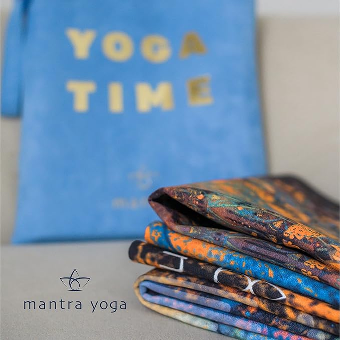 Mantra Yoga Travel PRO 1.5mm - Foldable Fitness & Exercise Mat with Bag | Lightweight, Compact & Eco-Friendly | Non-Slip & Washable | For All Types of Yoga | 72" L x 24" W | 2.6 lbs