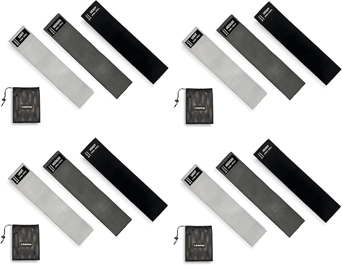 BodyForge Resistance Bands, Exercise Bands, Resistance Bands for Working Out, Work Out Bands with Handles for Men and Women Fitness, Strength Training Home Gym Equipment