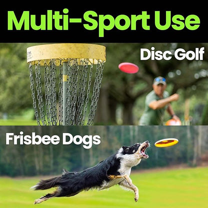 The Original Disc Golf Cleaning Tool with Microfiber & Turf | Flying Disc Golf Towel Accessories & Equipment | Patented Design