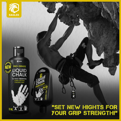 EAGLES Pro Grade Gym Liquid Chalk 50, 120 or 280ml Mess-Free Chalk for Weightlifting, Gymnastics