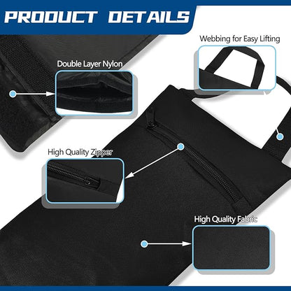 Unfilled Sandbag with Dual Compartment for Yoga 2 Pack Not Include Fillers